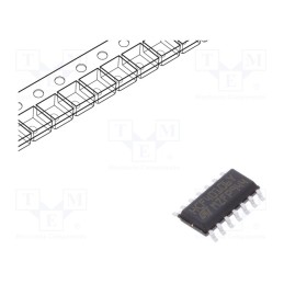 1 pcs x STMicroelectronics - HCF40106YM013TR - IC: digital, NOT, Ch: 6, SMD, SO14, 3÷20VDC, -55÷125°C, HC