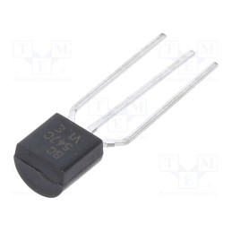 1 pcs x DIOTEC SEMICONDUCTOR - BC547C - Transistor: NPN, bipolar, 45V, 0.1A, 500mW, TO92