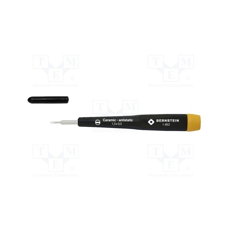 1 pcs x BERNSTEIN - 1-852 - Ceramic trimmer, Blade length: 20mm, Overall len: 100mm, Bit: slot