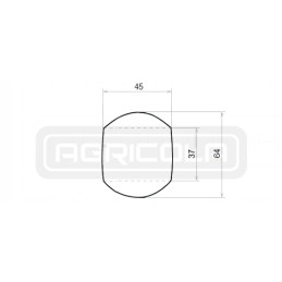 Lower lever ball BK 64x37x45 cat3 3w hydrolider