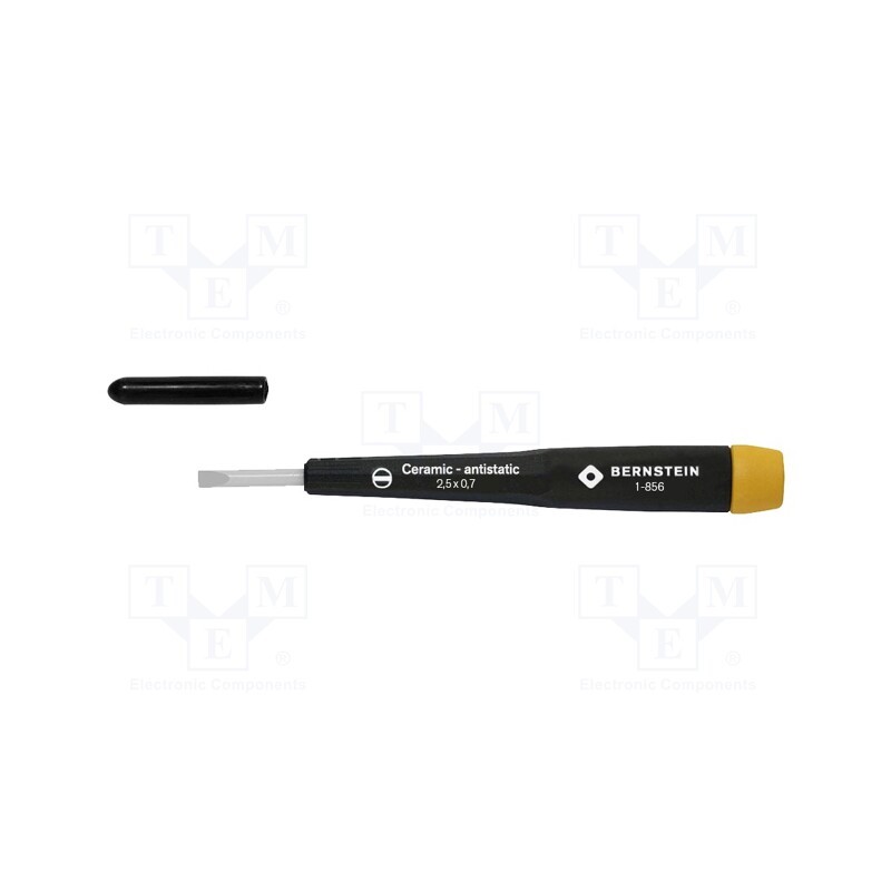 1 pcs x BERNSTEIN - 1-856 - Ceramic trimmer, Blade length: 20mm, Overall len: 100mm, Bit: slot