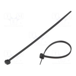 100 pcs x HELLERMANNTYTON - 118-04700 - Cable tie, externally serrated, L: 100mm, W: 2.5mm, polyamide, 80N