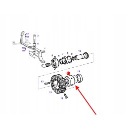822100200010 front pto shaft clutch