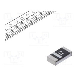 10 pcs x TAIWAN SEMICONDUCTOR - BZS55C12 RXG - Diode: Zener, 0.5W, 12V, 5mA, SMD, , 1206, single diode