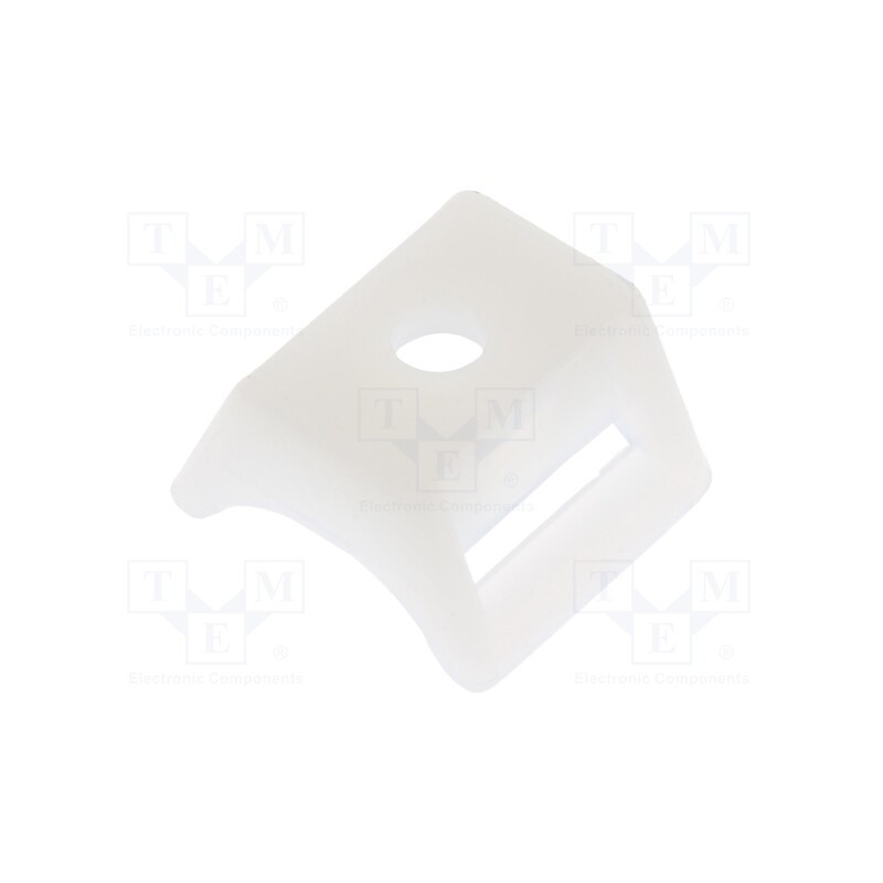 100 pcs x HELLERMANNTYTON - 151-25219 - Holder, screw, polyamide,polyamide 6.6, natural, cable ties