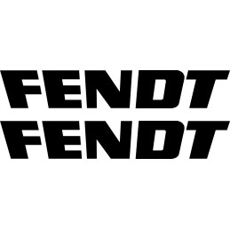 Fendt tractor sticker stickers, 2 pieces, 45 cm