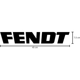 Fendt tractor sticker stickers, 2 pieces, 45 cm