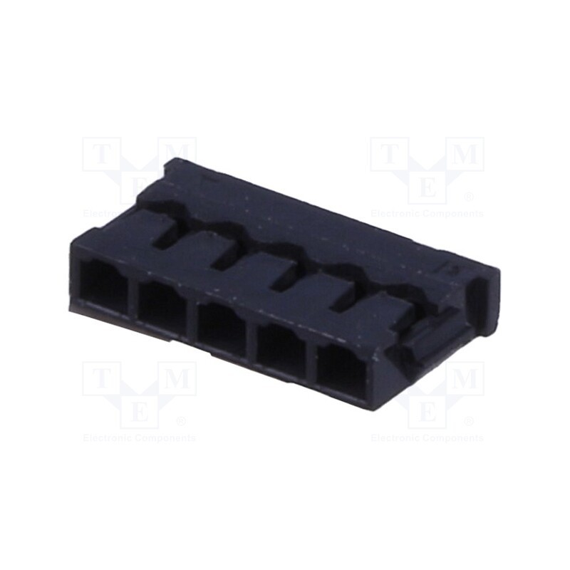 5 pcs x ADAM TECH - 12CH-A4-05-BK - Plug, wire-board, female, 1.2mm, PIN: 5, IDC, for cable, -25÷85°C
