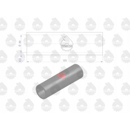 Set of radiator hoses set mf 255 original born