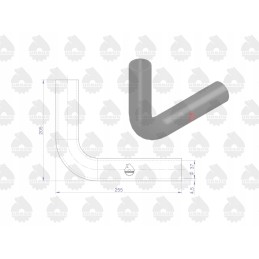 Set of radiator hoses set mf 255 original born