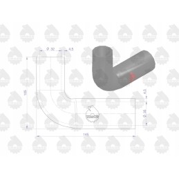 Set of radiator hoses set mf 255 original born