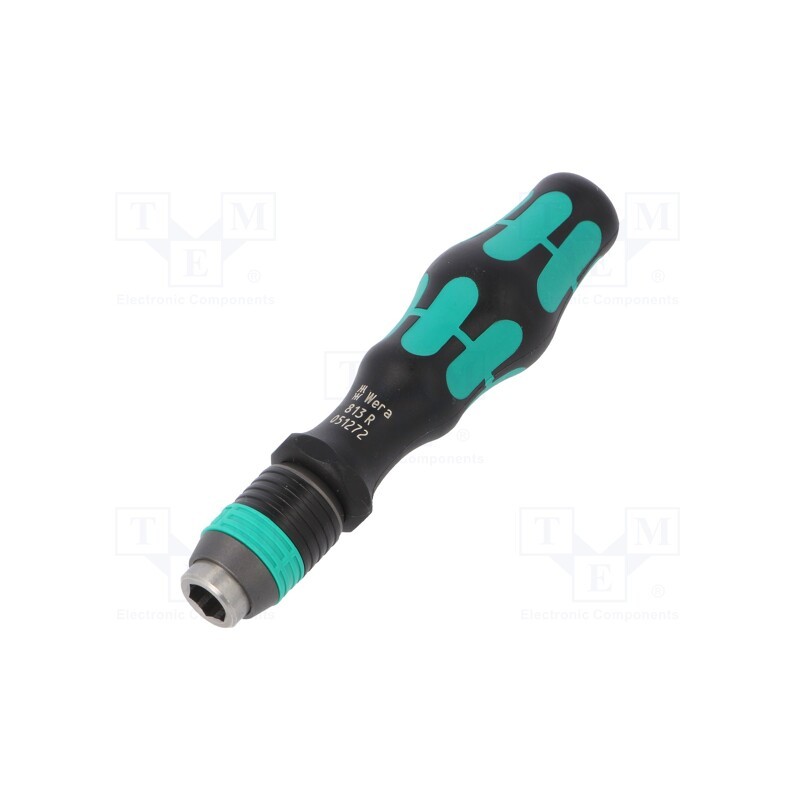 1 pcs x WERA - 5051272001 - Screwdriver handle, with quick-release chuck, 90mm