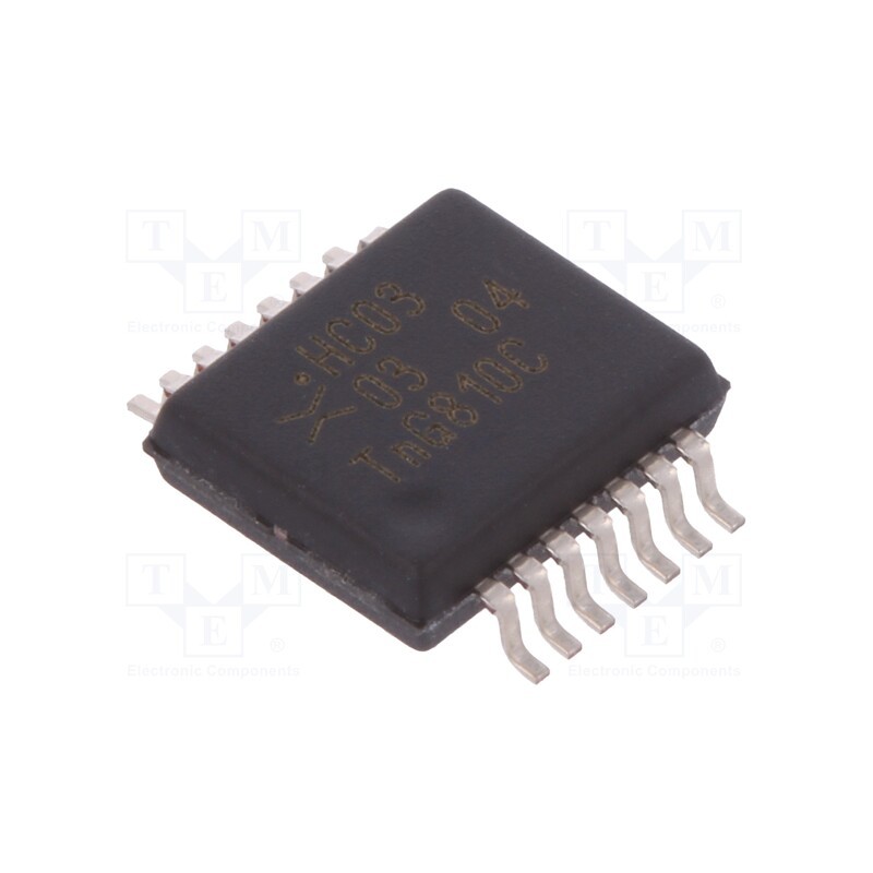 1 pcs x NEXPERIA - 74HC03DB,112 - IC: digital, NAND, Ch: 4, IN: 2, CMOS, SMD, SSOP14, 2÷6VDC, -40÷125°C