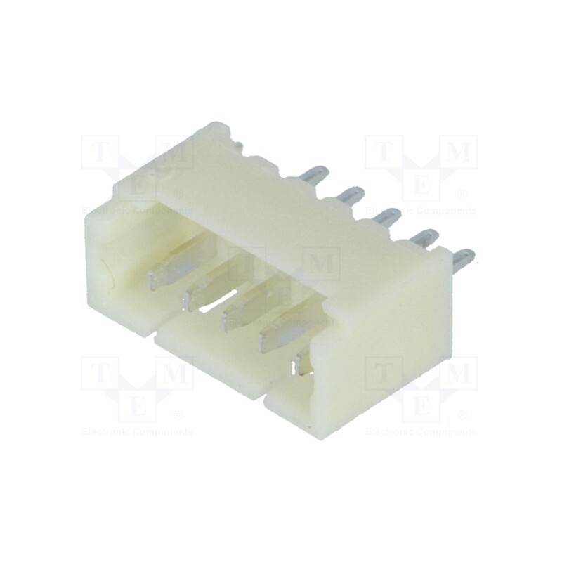 5 pcs x JOINT TECH - A1250WV-5P - Socket, wire-board, male, 1.25mm, PIN: 5, THT, 125V, 1A, tinned
