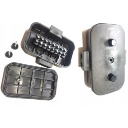 Hermetic box for connecting 8-unit electrical cables