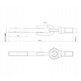 Side chain eye bolt for c 360 46550510