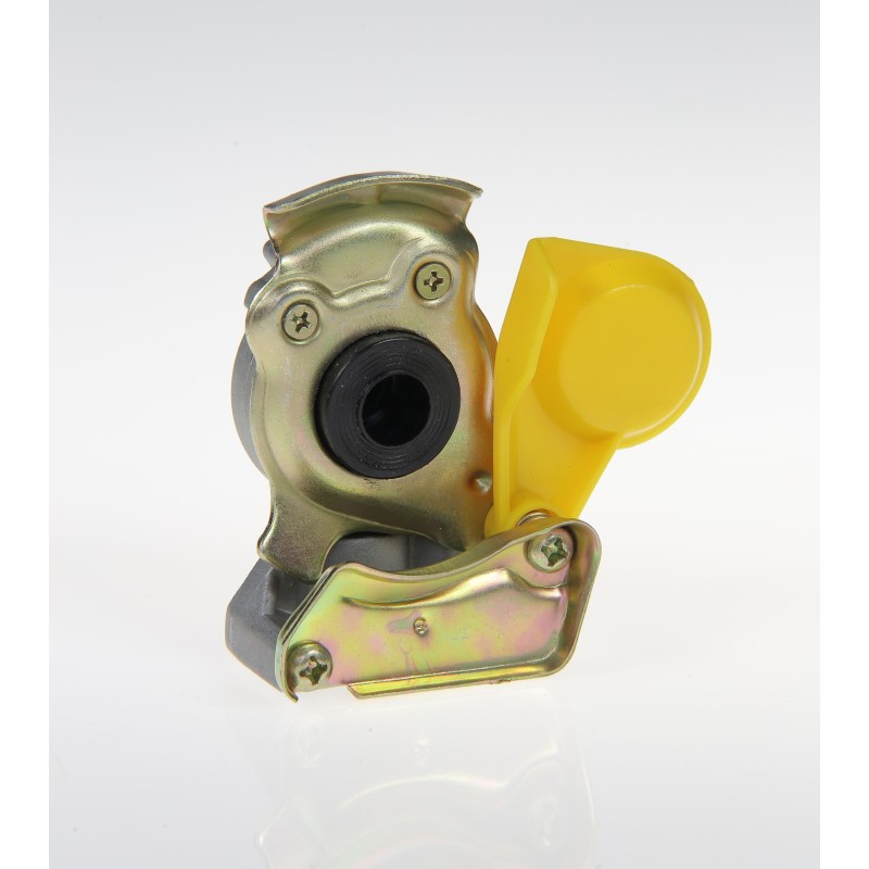 Pneumatic air connector, soft, m22, yellow