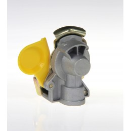 Pneumatic air connector, soft, m22, yellow