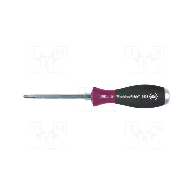 1 pcs x WIHA - 29150 - Screwdriver, Phillips, for impact,assisted with a key, PH2
