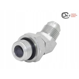 Elbow with locknut 45 degrees bsp 1 2 unf 7 8