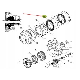 Claas accelerator friction disc 6005018681