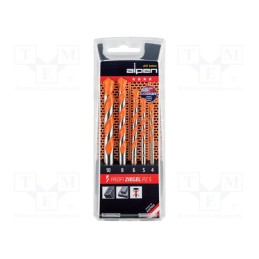 1 set x ALPEN-MAYKESTAG - 200705100 - Drill set, steel, blister, PROFI ZIEGEL, brick type materials