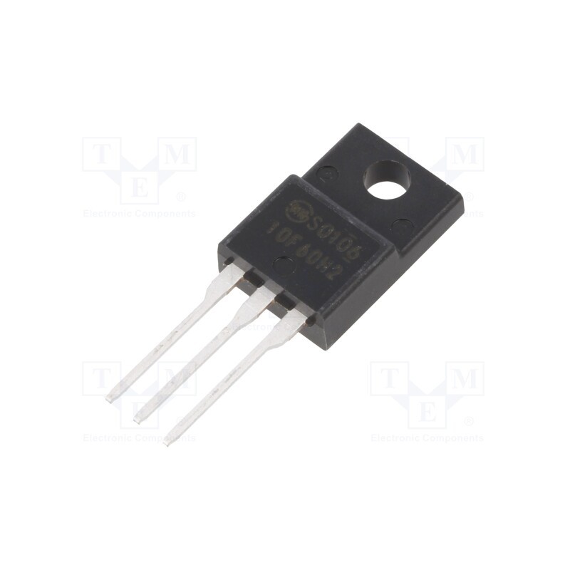 1 pcs x SHINDENGEN - P10F60HP2-5600 - Transistor: N-MOSFET, Hi-PotMOS2, unipolar, 600V, 10A, Idm: 40A, 85W
