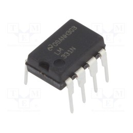 1 pcs x TEXAS INSTRUMENTS - LM331N/NOPB - IC: U/f converter, 153uA, 4÷40VDC, DIP8, 0÷40V