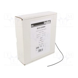 1 pcs x TASKER - BOX 1206 BK - Heat shrink sleeve, glueless, 2: 1, 1.2mm, L: 10m, black