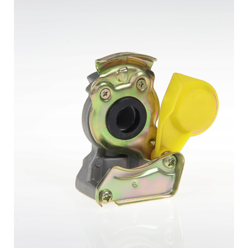 M22 hard pneumatic air connector, yellow