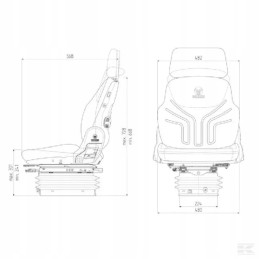 Compacto comfort seat in grammer new design