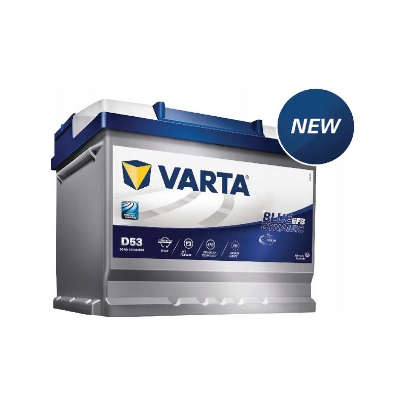 Battery 12v 70ah 760a blue dynamic efb varta