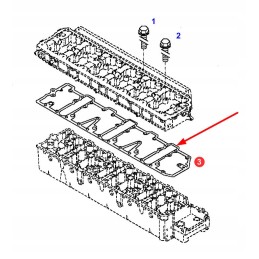 F716201410100 valve housing gasket
