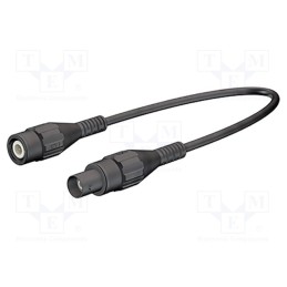 1 pcs x STu00c4UBLI - 67.9773-10021 - Test lead, BNC socket,BNC plug, Len: 1m, black, Z: 50Ω, brass