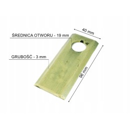 Deutz Fahr Kvernelan flat mower blade 06561542