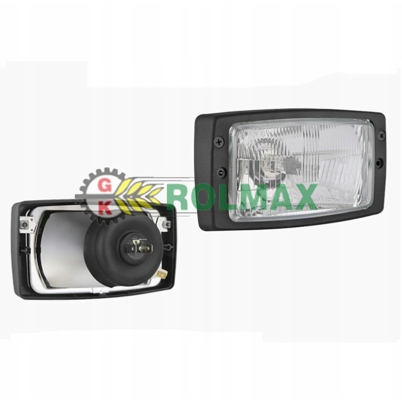 H4 headlight with frame and bulb re 34878
