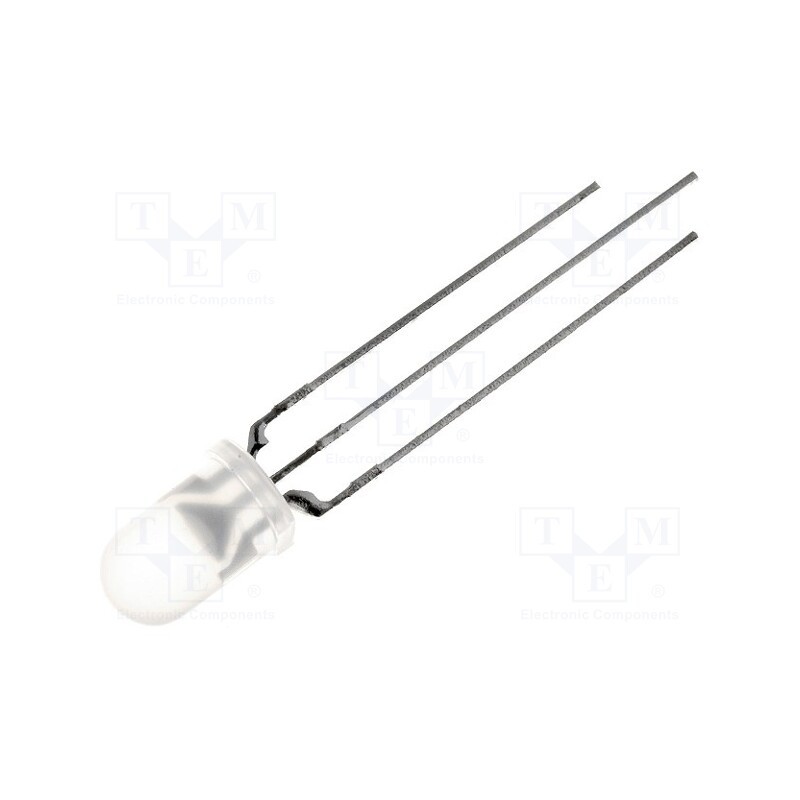 2 pcs x KINGBRIGHT ELECTRONIC - L-59EGW - LED, 5mm, red/green, 60°, Front: convex, 2÷2.5/2.2÷2.5V