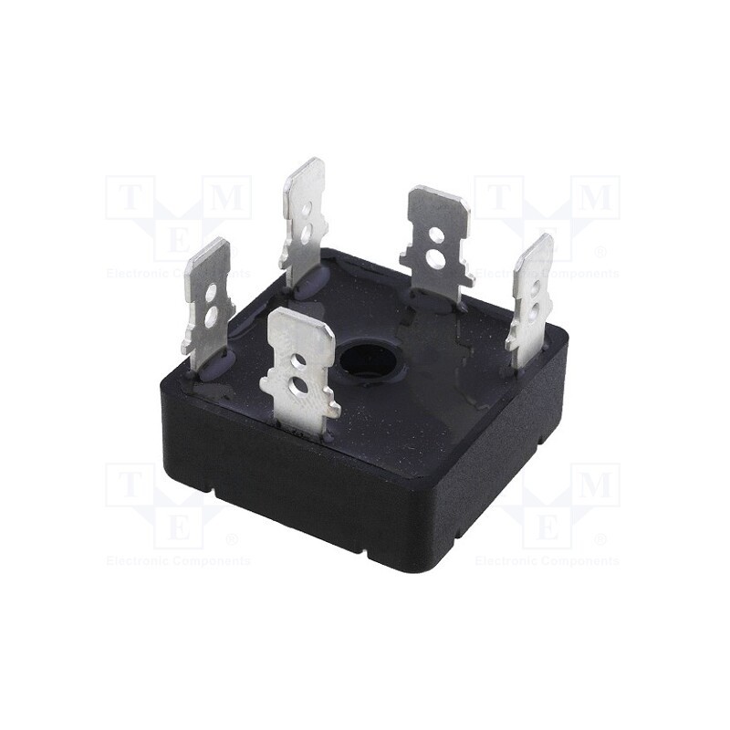 1 pcs x DIOTEC SEMICONDUCTOR - DB25-08 - Bridge rectifier: three-phase, Urmax: 800V, If: 25A, Ifsm: 350A, THT
