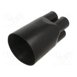 1 pcs x RADPOL - TKP4K090353414C1 - Cable breakout, 90/34mm, black, Diam.after shrinking: 35/14mm, AK
