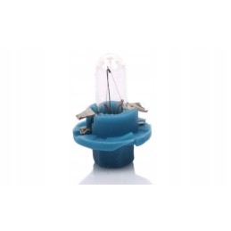 Bulb 12v 1 2w bax b8 4d blue housing