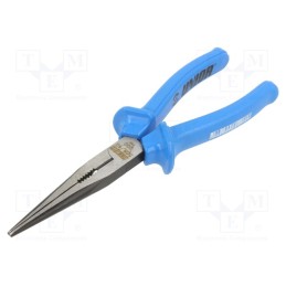 1 pcs x UNIOR - 608711 - Pliers, half-rounded nose, 200mm, 508/4G, Cut: with side face