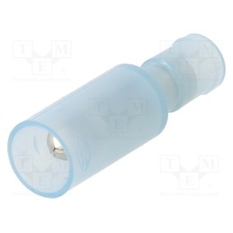 5 pcs x NICHIFU - PC 4020-M-BCL - Terminal: round, male, Ø: 4mm, 2mm2, crimped, for cable, insulated