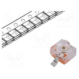 1 pcs x BROADCOM (AVAGO) - HLMA-PG00-N0011 - LED, SMD, Gull wing, red, 25÷75mcd, 2.21x2.08x2.44mm, 125°, 20mA