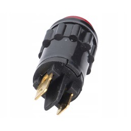 Red indicator light 12v, casing diameter 18mm