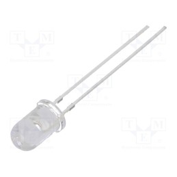 1 pcs x OPTOSUPPLY - OSR5CA5A31A-ST - LED, 5mm, red, 8500÷11000mcd, 30°, Front: convex, 1.8÷2.6V