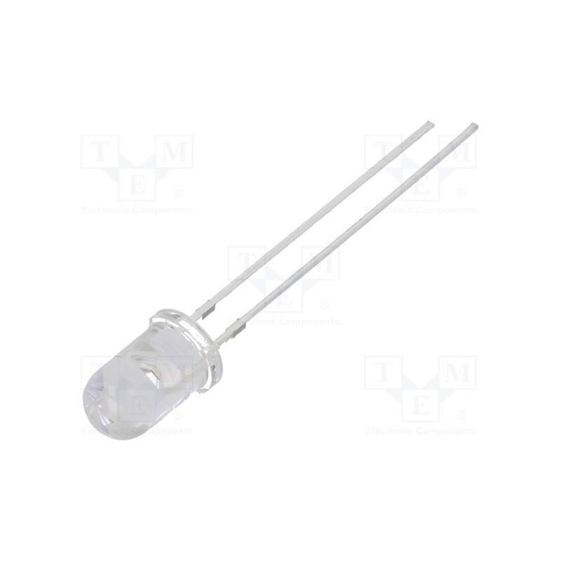 1 pcs x OPTOSUPPLY - OSR5CA5A31A-ST - LED, 5mm, red, 8500÷11000mcd, 30°, Front: convex, 1.8÷2.6V