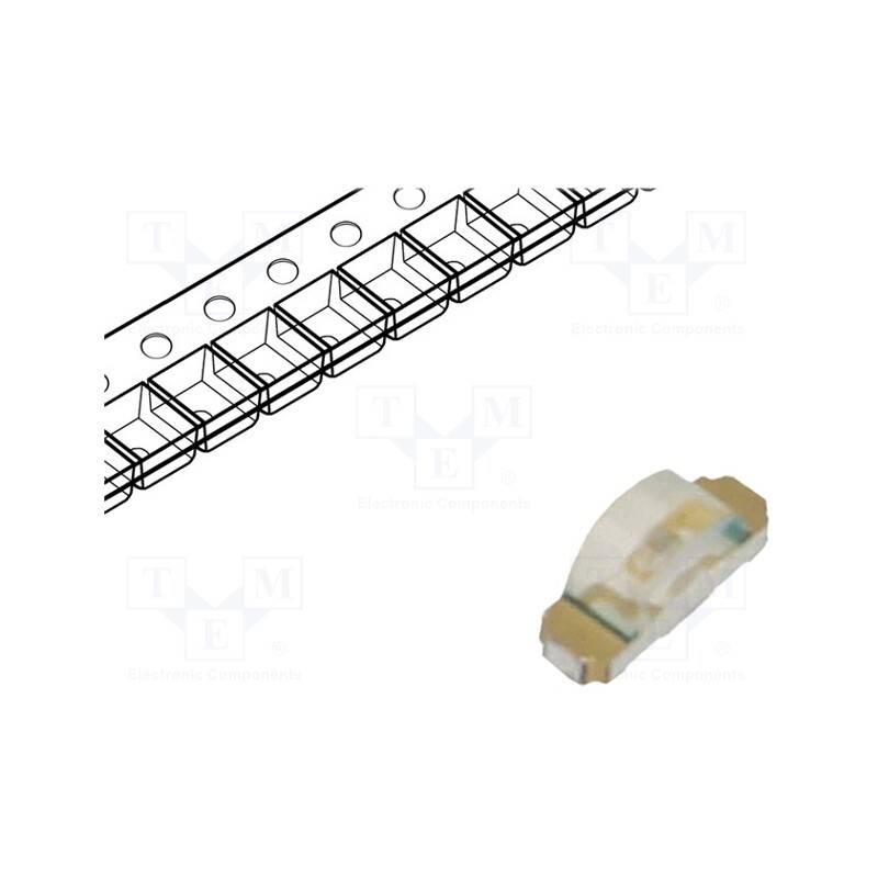 2 pcs x BROADCOM (AVAGO) - HSMR-C110 - LED, SMD, 1204, blue, 18÷60mcd, 3.2x1.5x1mm, 130°, 3.4÷3.9V, 20mA