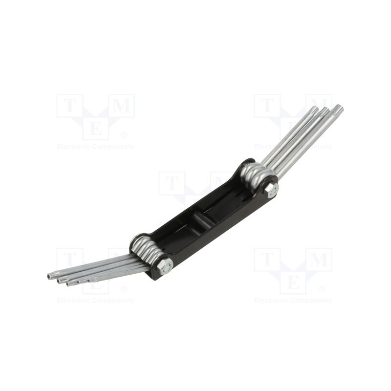 1 set x KING TONY - 20318PR - Wrenches set, Torx® with protection, 8pcs.