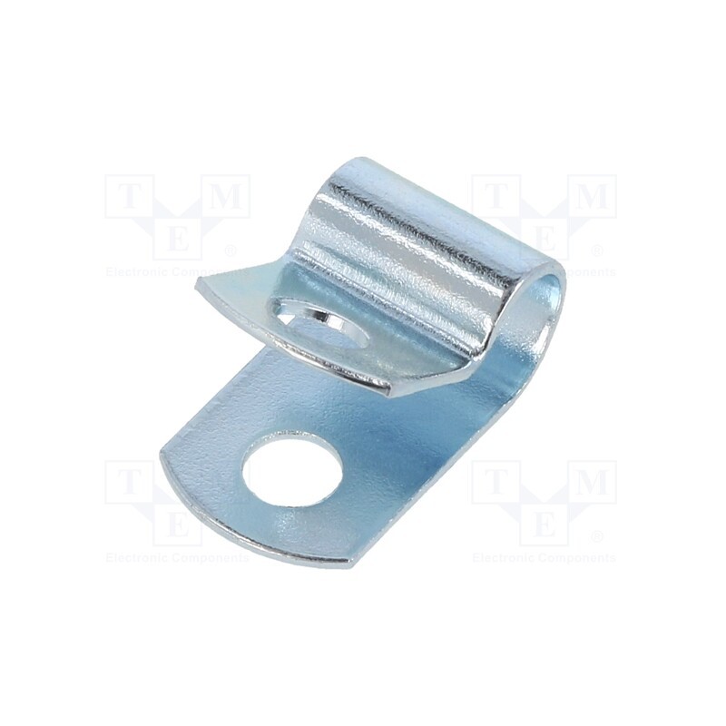 100 pcs x KEYSTONE - 8101 - Fixing clamp, Cable P-clips, ØBundle : 6.4mm, W: 12.7mm, steel