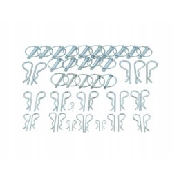 Universal set of cotter pins and pins, 50 pcs